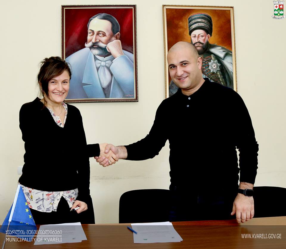 2018-12-24 – Signature of MoU between Kvareli Municipality and REC Caucasus
