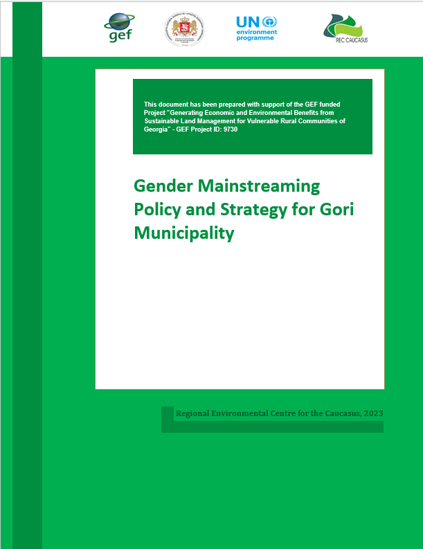 Gori Municipality Gender Strategy and Policy  / REC Caucasus, 2023